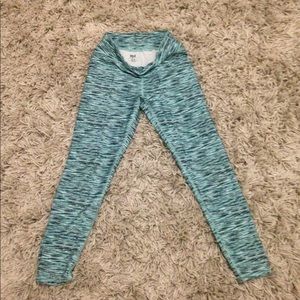 Blue skinny leggings